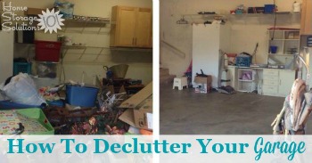 How to declutter your garage