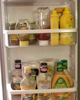 food in refrigerator