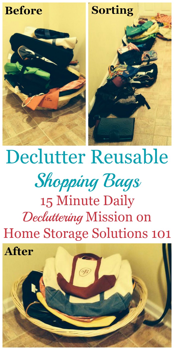 How to Store Reusable Shopping Bags