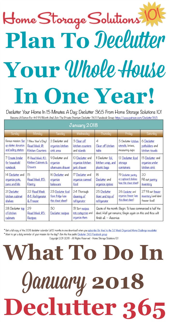 january 2018 daily calendar