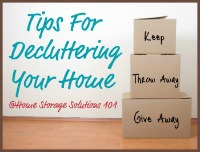 tips for decluttering your home series