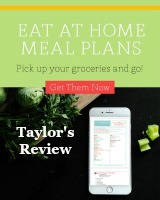 My review of Eat at Home meal plans