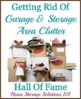 getting rid of storage area and garage clutter hall of fame