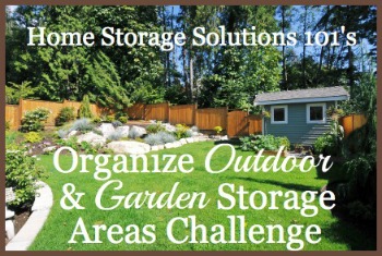 organize outdoor and garden storage areas challenge