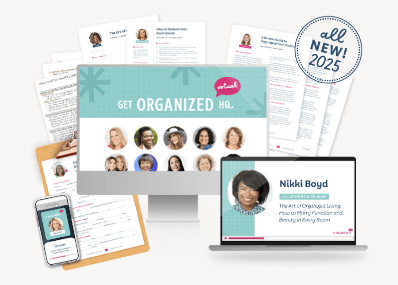 What you get with the All Access Pass to Get Organized HQ 2025