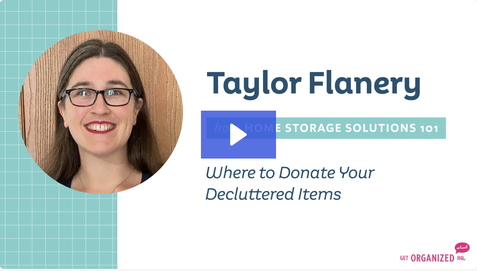 Taylor's Get Organized HQ workshop: Where to Donate Your Decluttered Items