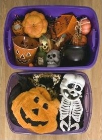 Halloween Plastic Storage Bins: Store Your Halloween Decorations In Style