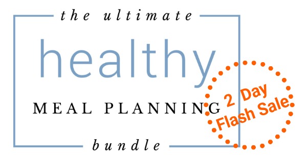The Ultimate Healthy Meal Planning Bundle has 101 products that contain fresh recipes, grocery lists, and meal plans for the way your family eats. It's worth over $1,000, but for just two days you can get it for $47 {more information on Home Storage Solutions 101}