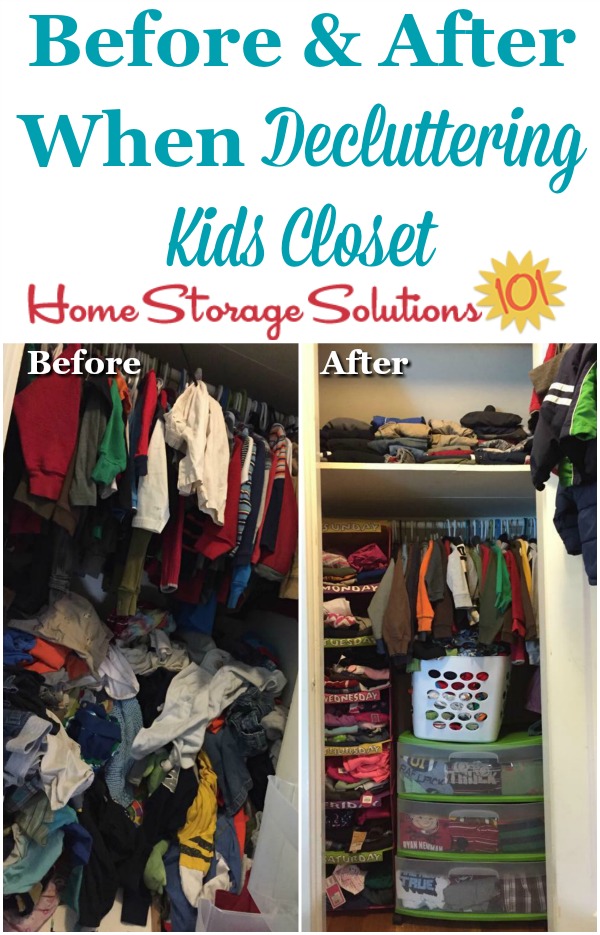 Kids' Closet Organization Hall Of Fame: Before And After Pictures