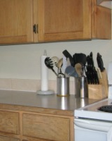 kitchen counter organization