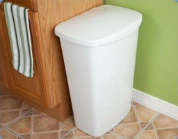 lift top kitchen garbage can
