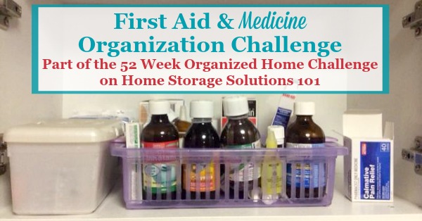 How To Organize Your Child's Medical Supplies