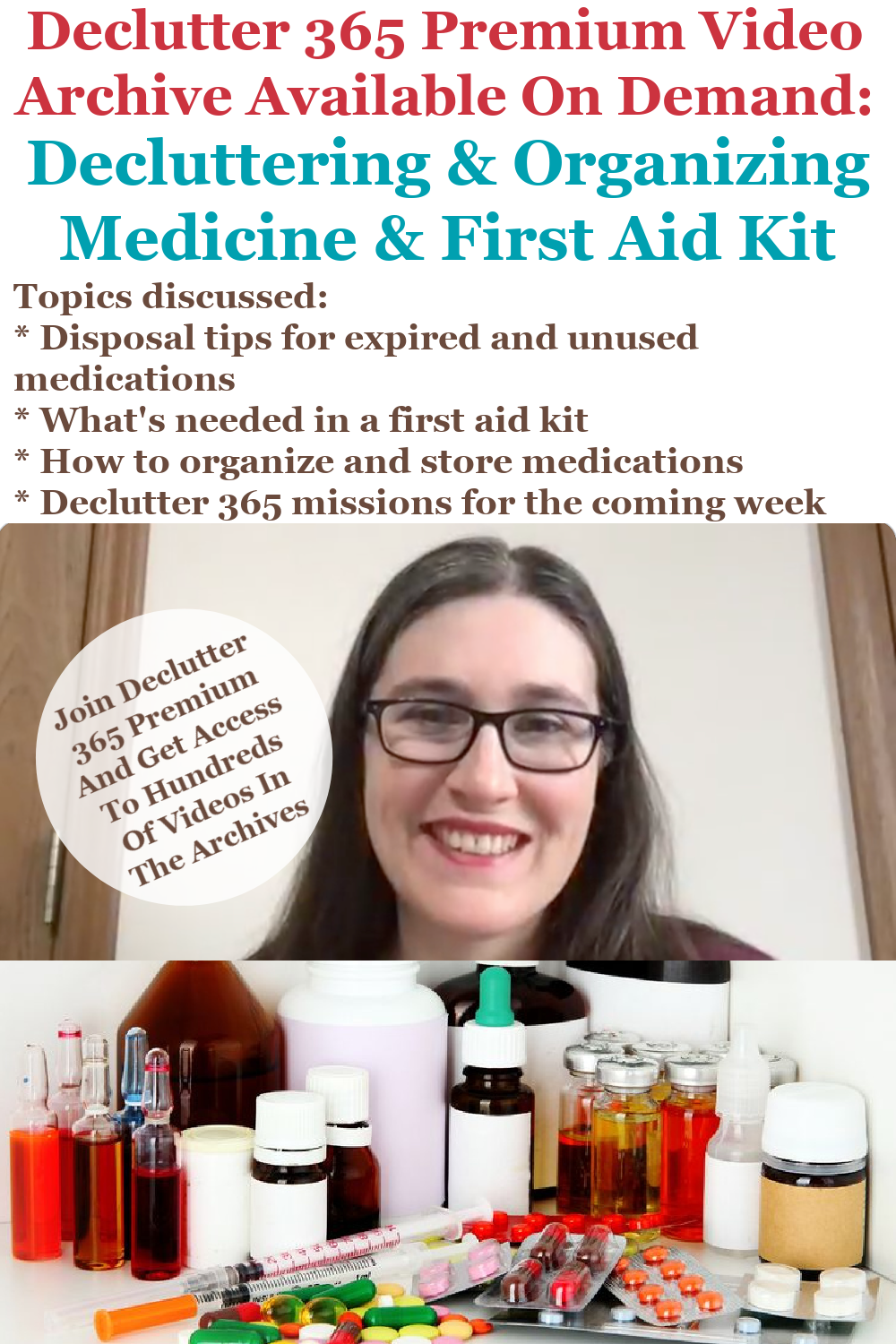 Medicine Cabinet Organization and Organized First Aid Supplies