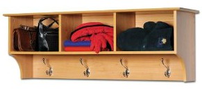 mudroom shelf with hooks
