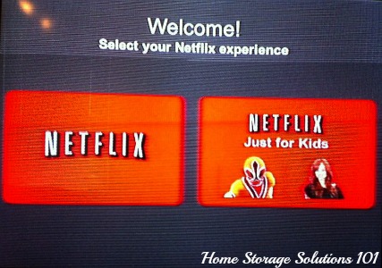 select your Netflix experience