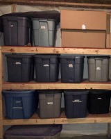 basement storage shelves