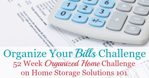 How To Organize Bills So They Re Paid On Time And Easy To Find