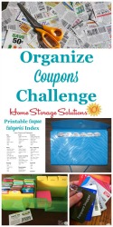 organize coupons challenge