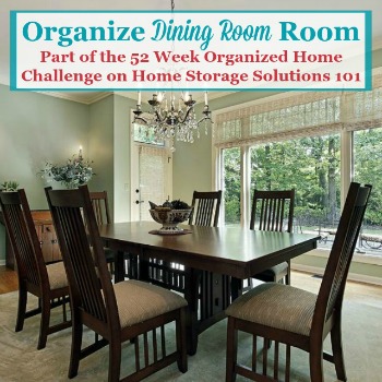 Organize Dining Room Challenge