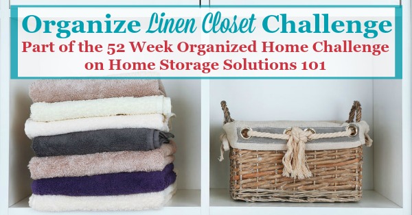 How to Fold Sheets and Towels for an Organized Linen Closet