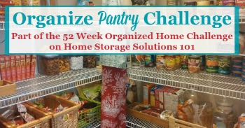 Organize Pantry Challenge