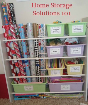 wrapping paper organization – Vacaville Organizerthe blog