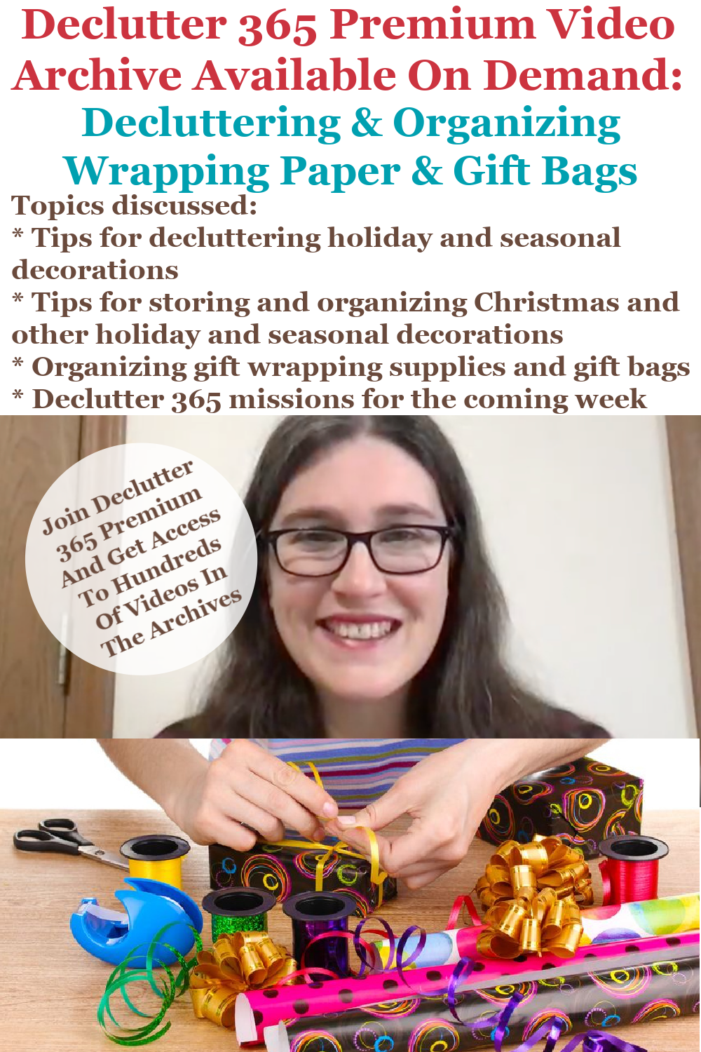 BirchTree Organizing  22 Easy Ways To Organize Gift Wrap Supplies