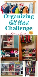 Organizing Kids' Closet Challenge