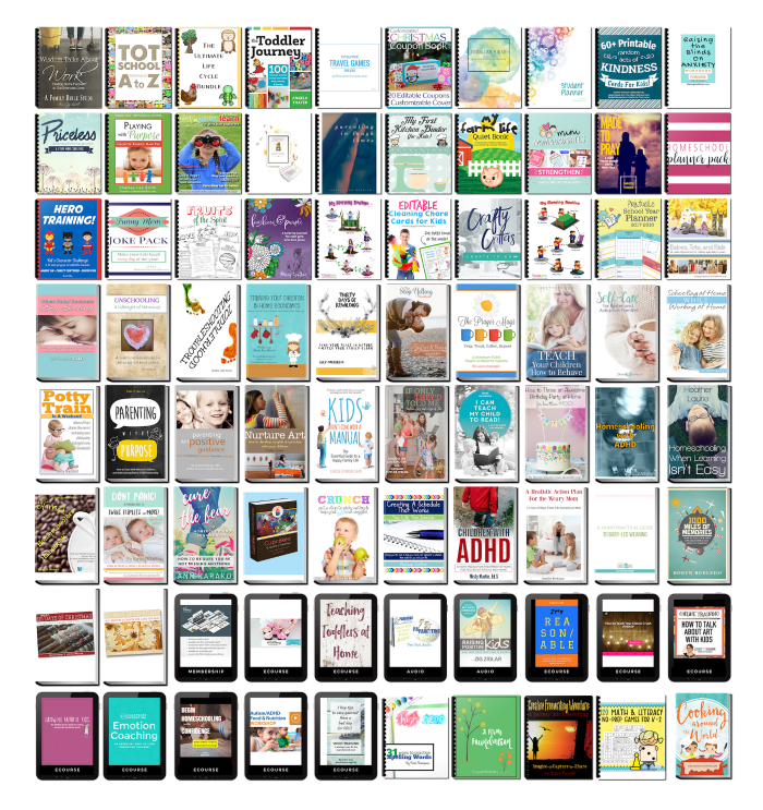 All the resources in the Parenting Super Bundle
