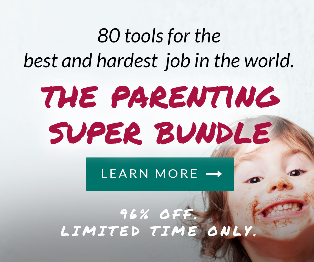 The Parenting Super Bundle has 80 resources to help you with the toughest and most rewarding job you'll ever have, parenting, including printables, eBooks and eCourses that are worth more than $1,200. It's on sale for 96% off, but it's only available for a limited time {more information on Home Storage Solutions 101}