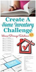 Create a home inventory challenge