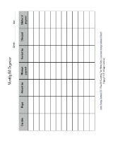 printable monthly bill organizer form
