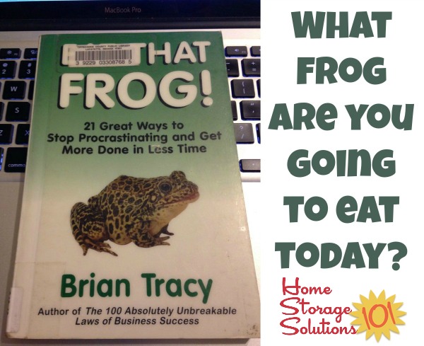 One of the keys to being productive and getting things done on your to do list is to 'eat that frog,' meaning to do the task we need to do, but are dreading, first. So what frog are you going to eat today?