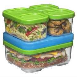 Back At School/Rubbermaid LunchBlox Salad Kit with 20 Lunch Ideas