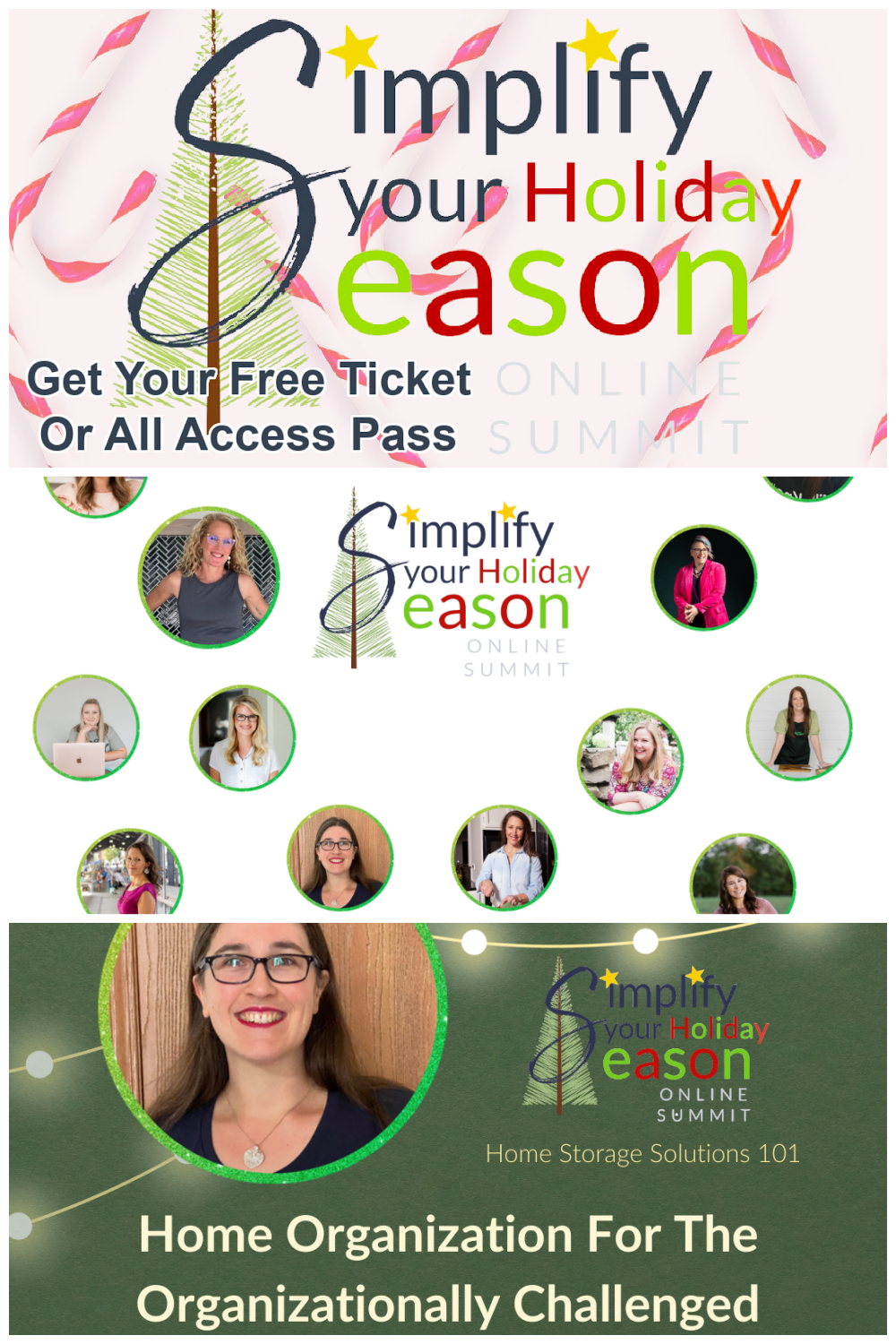 Don't miss the Simplify Your Holiday Season Summit, which includes Taylor's presentation about home organization for the organizationally challenged {learn more on Home Storage Solutions 101}