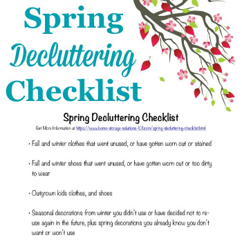 spring decluttering checklist