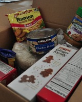 donate unperishables to food pantry