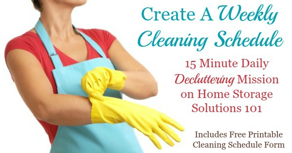 Printable Cleaning Checklists For Daily Weekly And Monthly