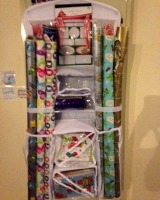 wrapping paper storage