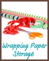 wrapping paper storage
