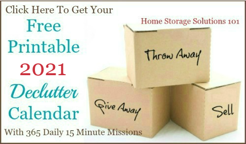 11i Ypwhckrufm declutter calendar 2021