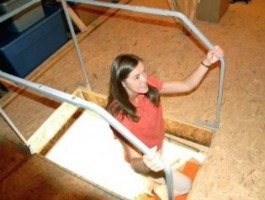 attic safety railing