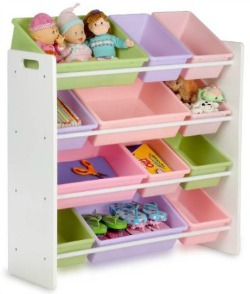 toy organizer and storage bins