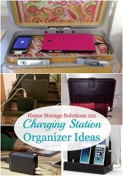 charging station organizer ideas