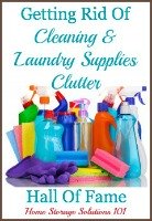 getting rid of laundry and cleaning clutter hall of fame