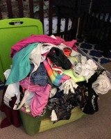 pile of clothes