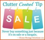 clutter control tips