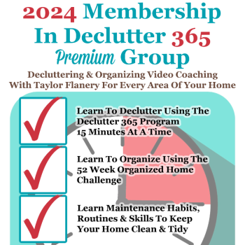 Get your 2024 membership to Declutter 365 Premium Facebook Group