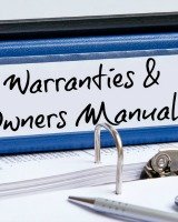 warranties and owner's manuals