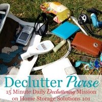 declutter your purse mission